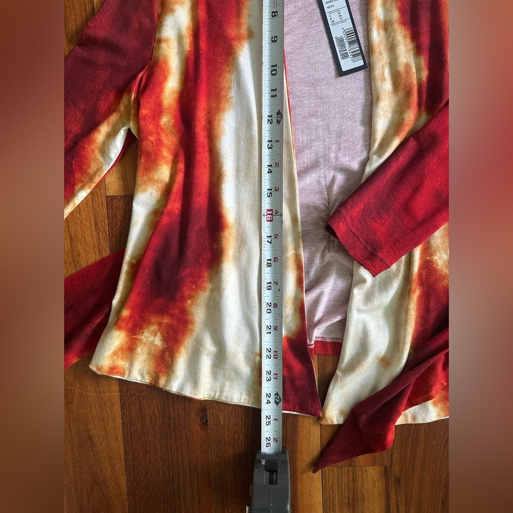 NWT Isabel de Pedro Tie Dye Cardigan; Size 8 (Fits like Small) - Picture 4 of 12